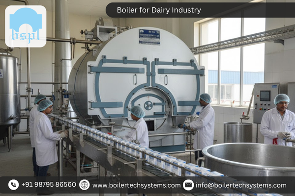Boiler for Dairy Industry