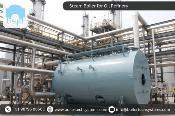 Steam Boiler for Oil Refinery